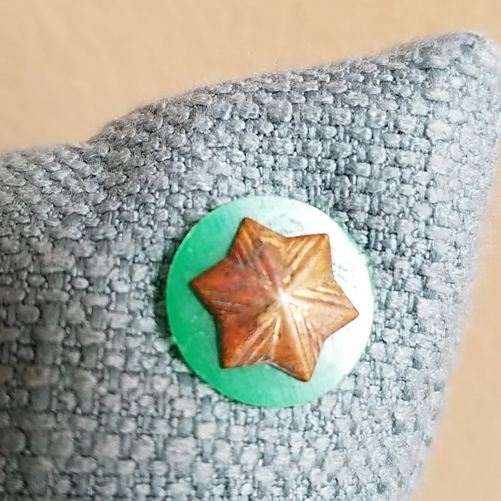 VINTAGE/ANTIQUE Girl Scout 6 Point Gold Member Pin